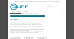 Desktop Screenshot of duffpublicity.com